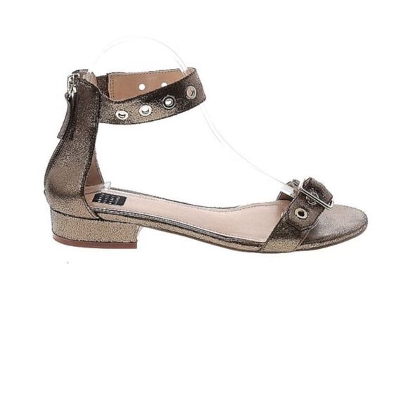 WHBM Cora Gold Sandals size 9.5 - Picture 1 of 5